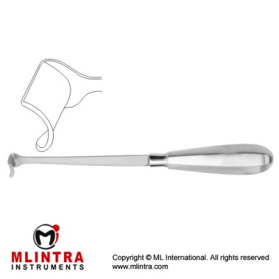 Ross Aorta Retractor Flexible Shaft - Fig. 5 Stainless Steel, 25.5 cm - 10"